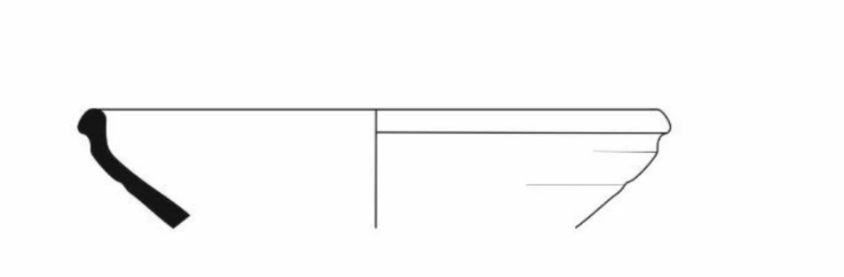 Roman Period Ceramic #2850 technical drawing