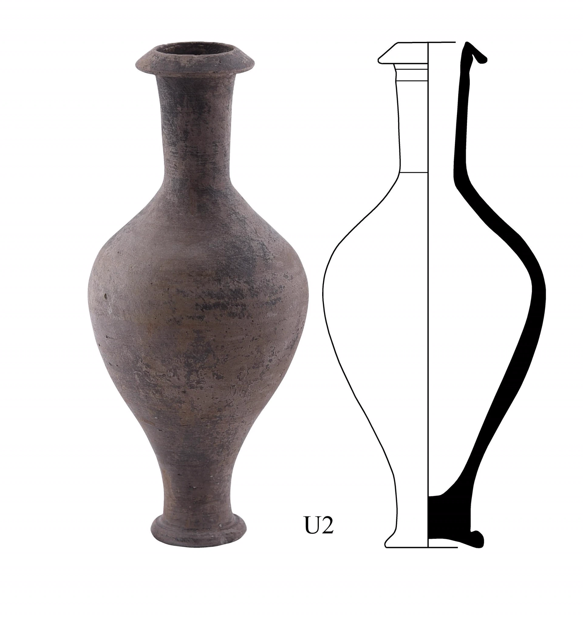 Hellenistic Period Ceramic #2523 technical drawing