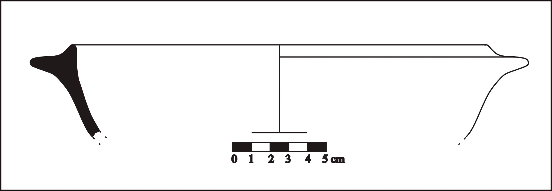 Roman Period Ceramic #860 technical drawing