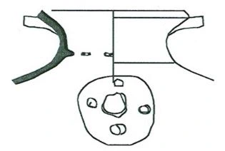 Roman Period Ceramic #2288 technical drawing