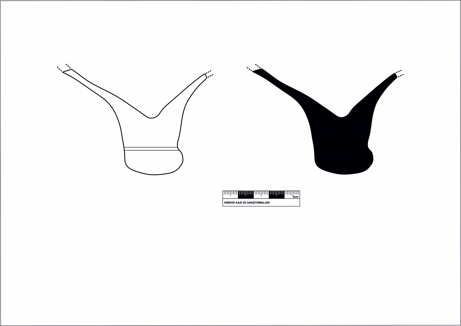 Roman Period Ceramic #2433 technical drawing