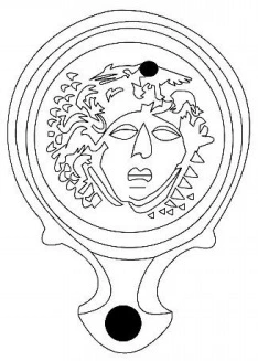 Roman Period Ceramic #1624 technical drawing