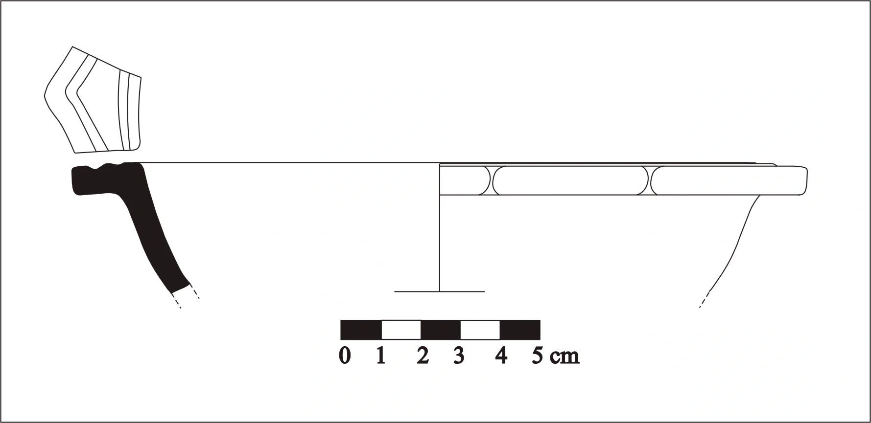Roman Period Ceramic #552 technical drawing