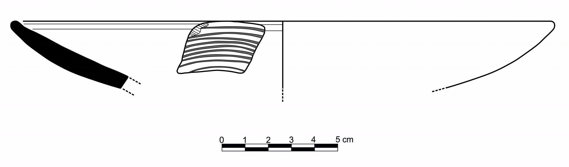 Roman Period Ceramic #2377 technical drawing