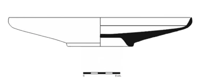 Roman Period Ceramic #887 technical drawing