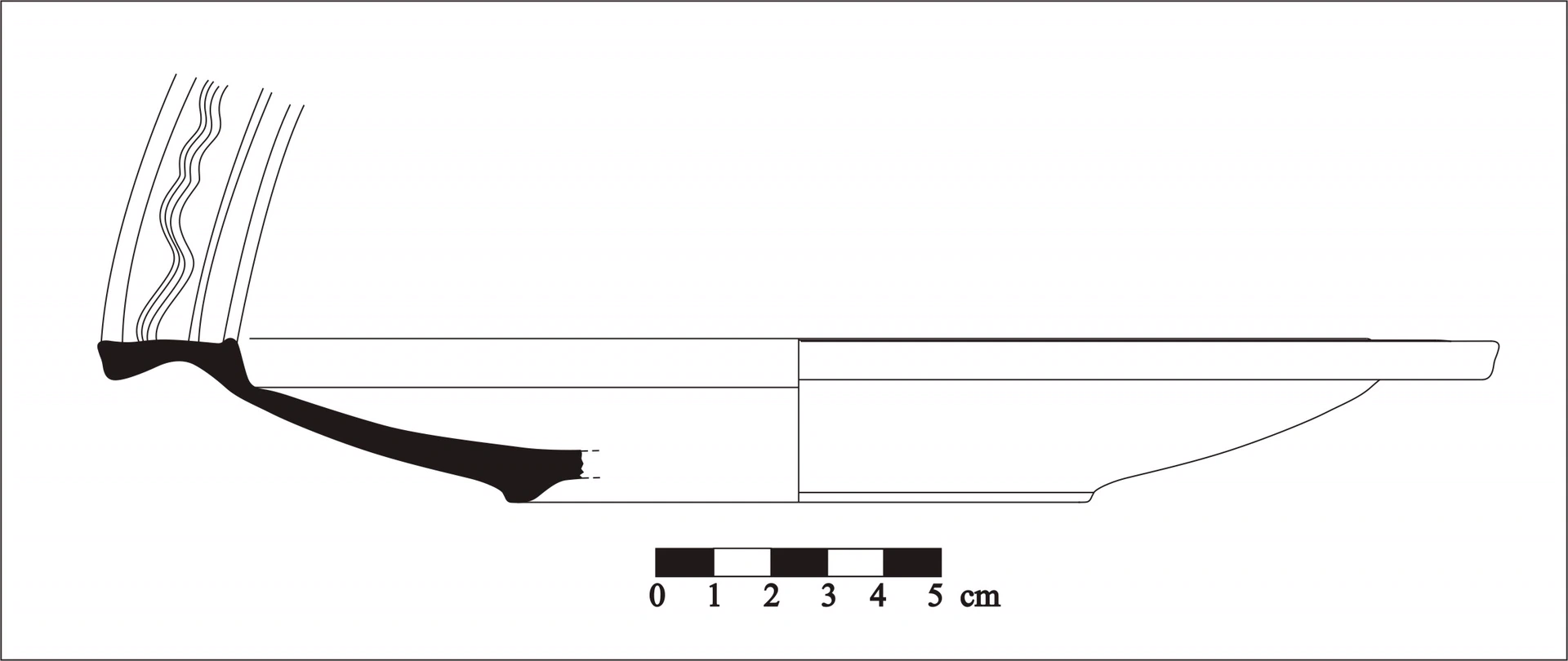 Roman Period Ceramic #632 technical drawing