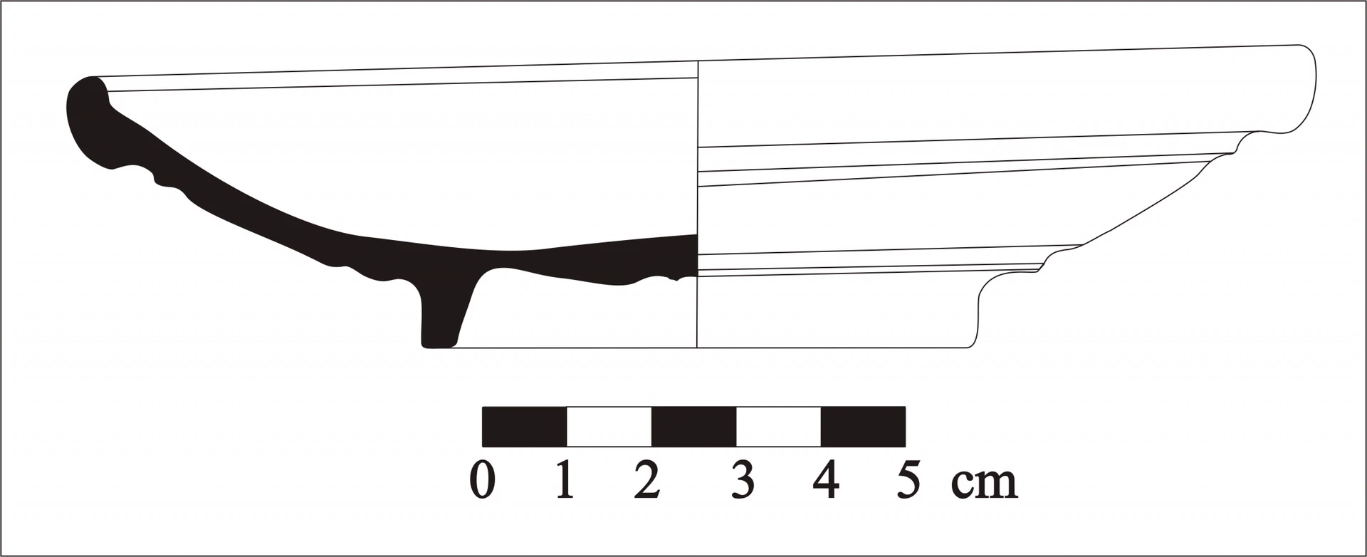 Roman Period Ceramic #653 technical drawing