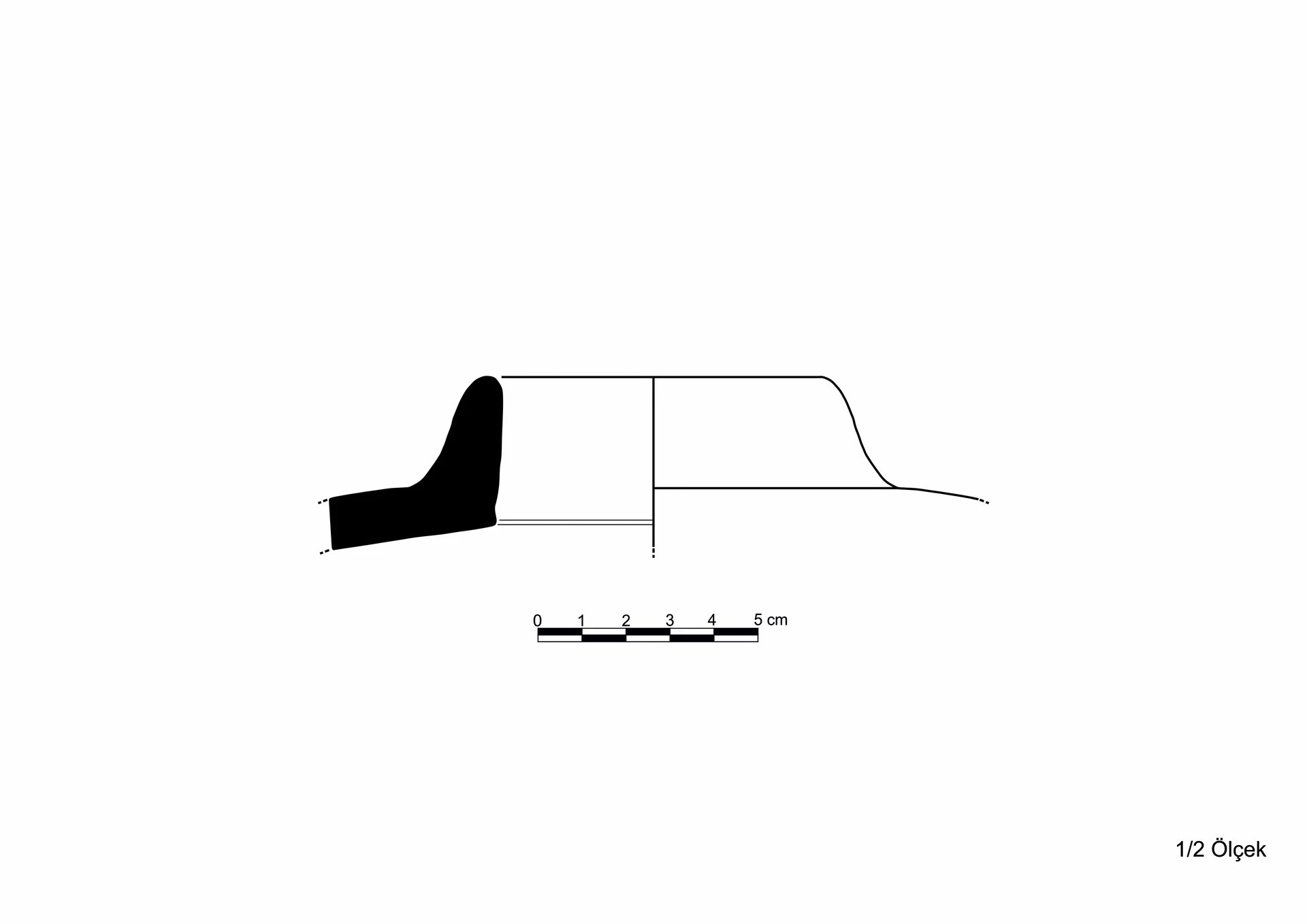 Roman Period Ceramic #2170 technical drawing
