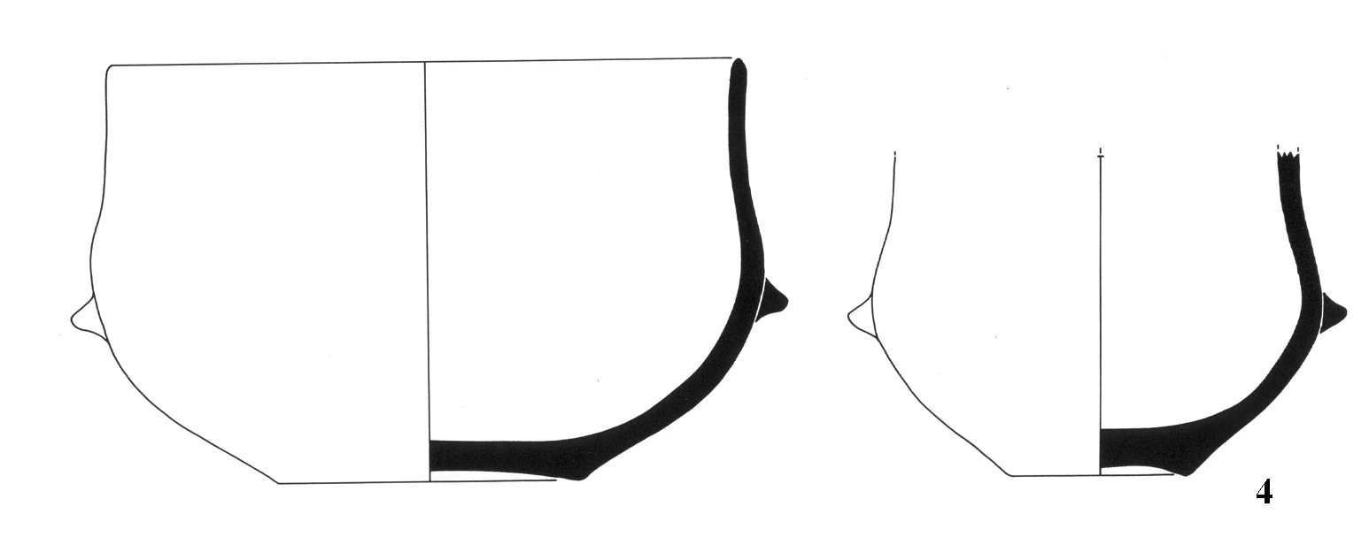 Neolithic Age Ceramic #1283 technical drawing