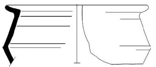 Roman Period Ceramic #2035 technical drawing