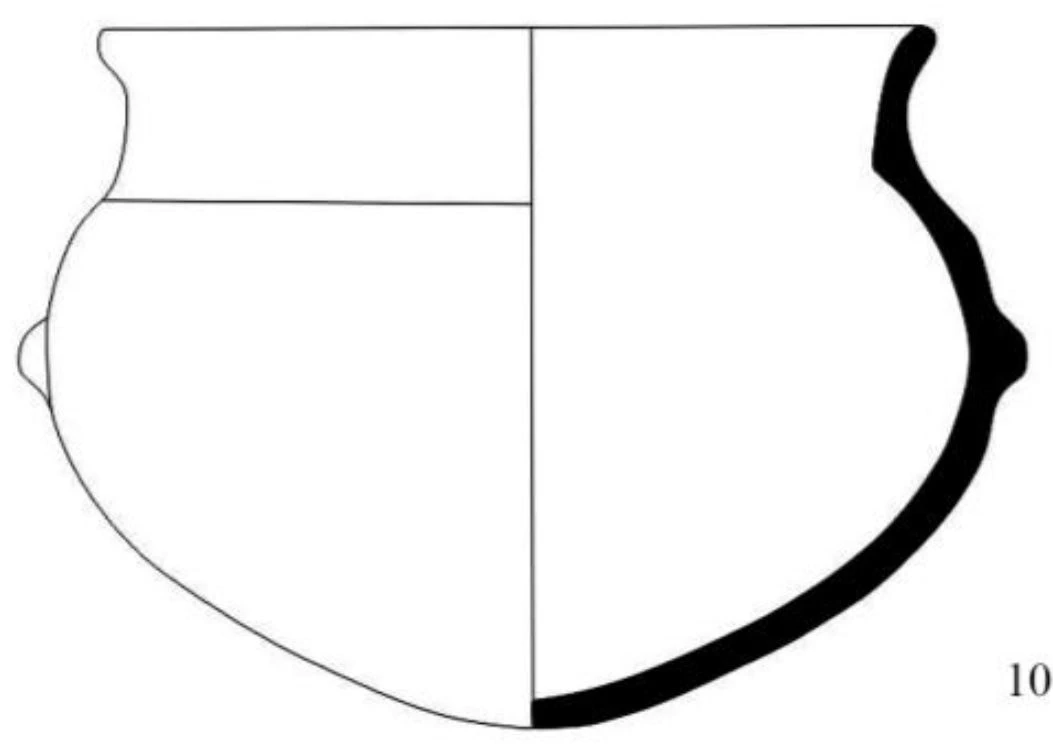 Bronze Age Ceramic #1227 technical drawing