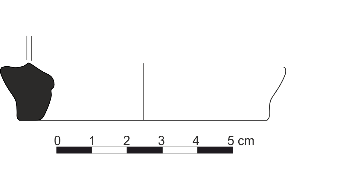 Hellenistic Period Ceramic #2908 technical drawing
