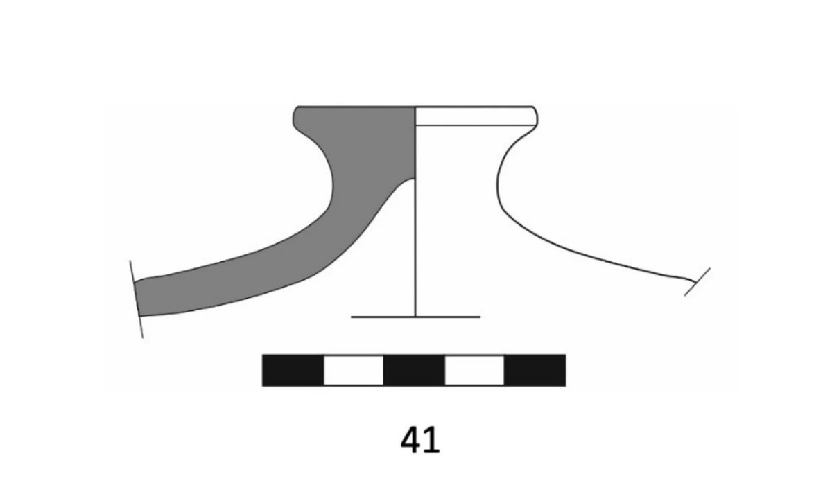 Roman Period Ceramic #2707 technical drawing