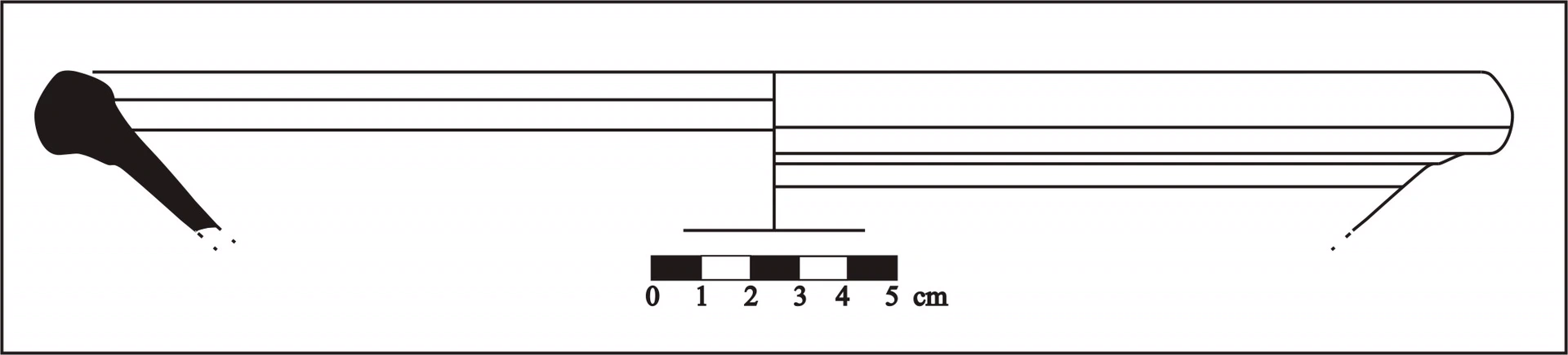 Roman Period Ceramic #607 technical drawing