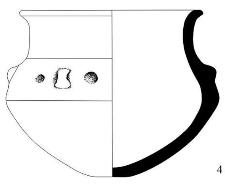 Bronze Age Ceramic #1192 technical drawing