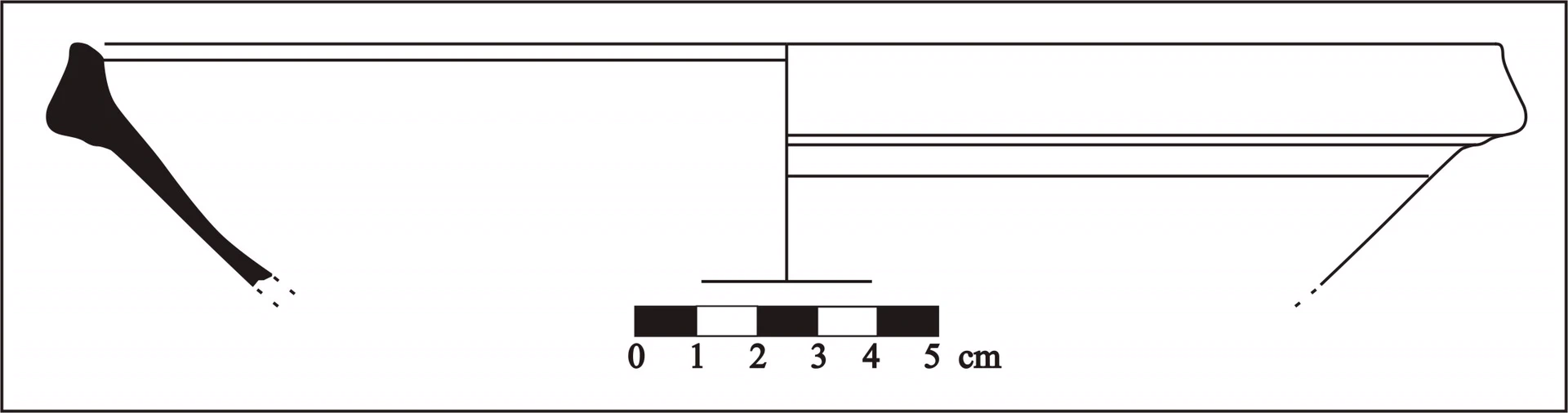 Roman Period Ceramic #535 technical drawing