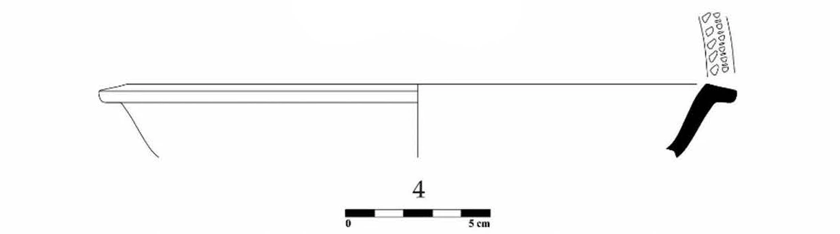 Roman Period Ceramic #923 technical drawing
