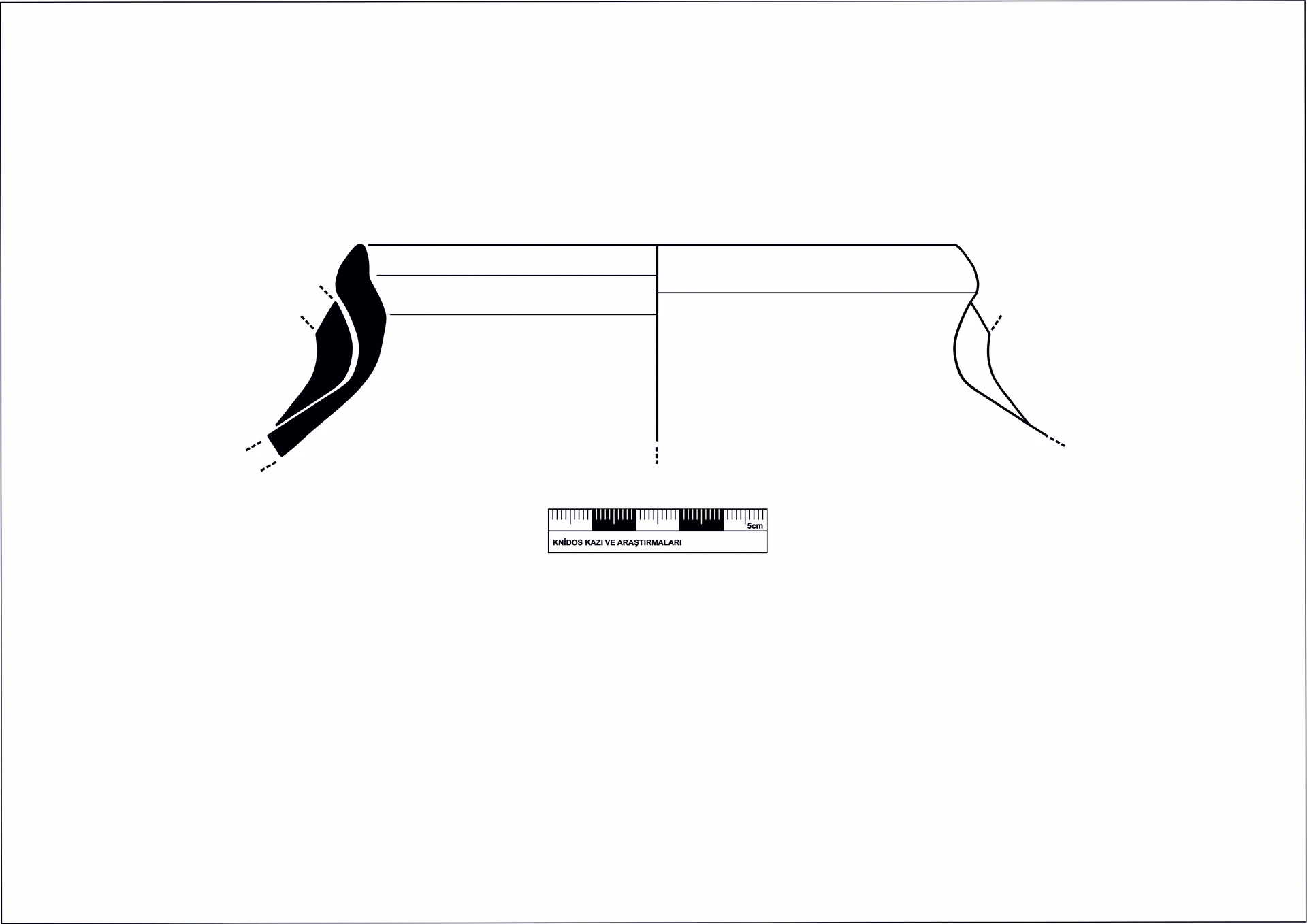 Roman Period Ceramic #2392 technical drawing