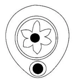 Roman Period Ceramic #1627 technical drawing